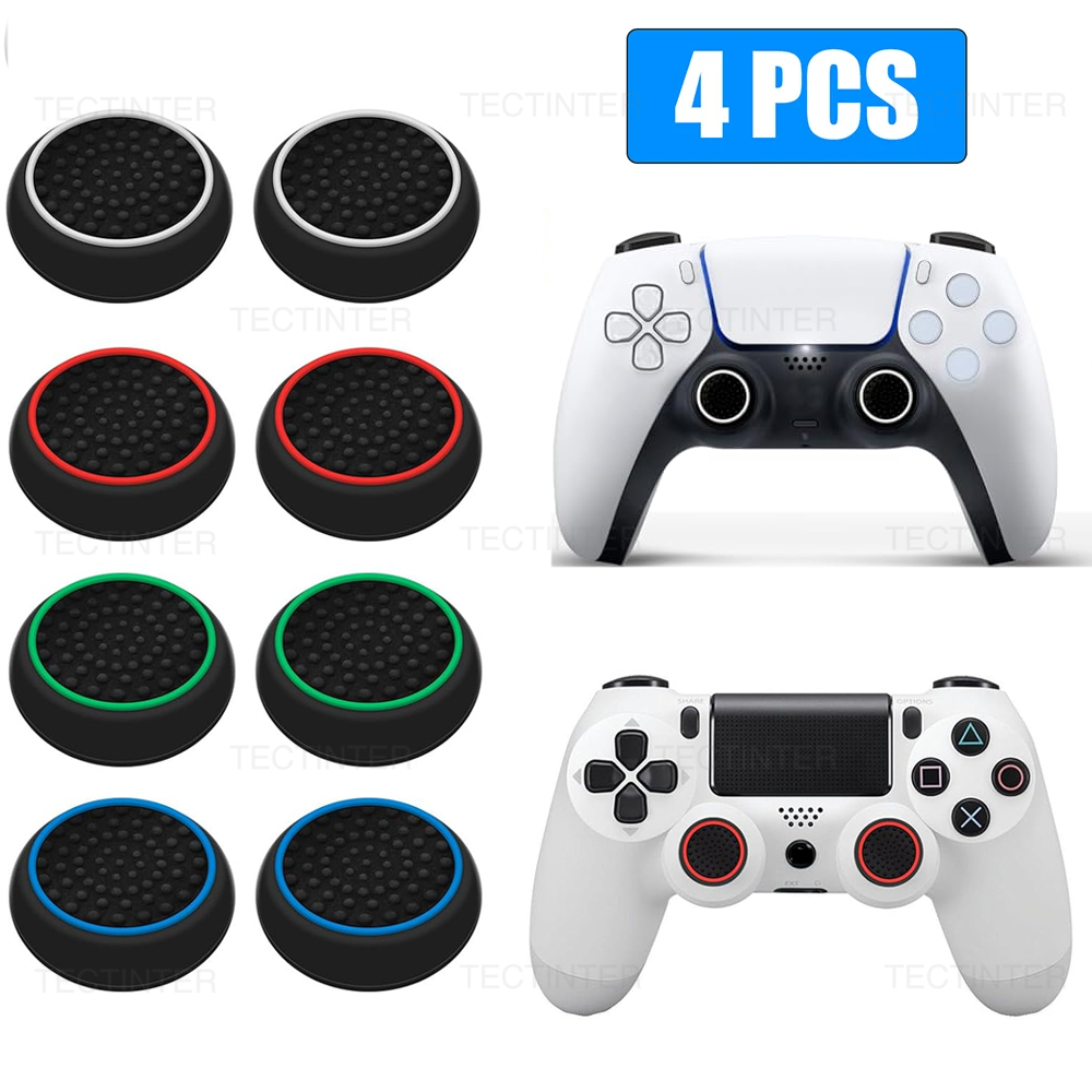 Table Tennis Xbox - 4PCS Silicone Analog ThumbStick Grip Caps