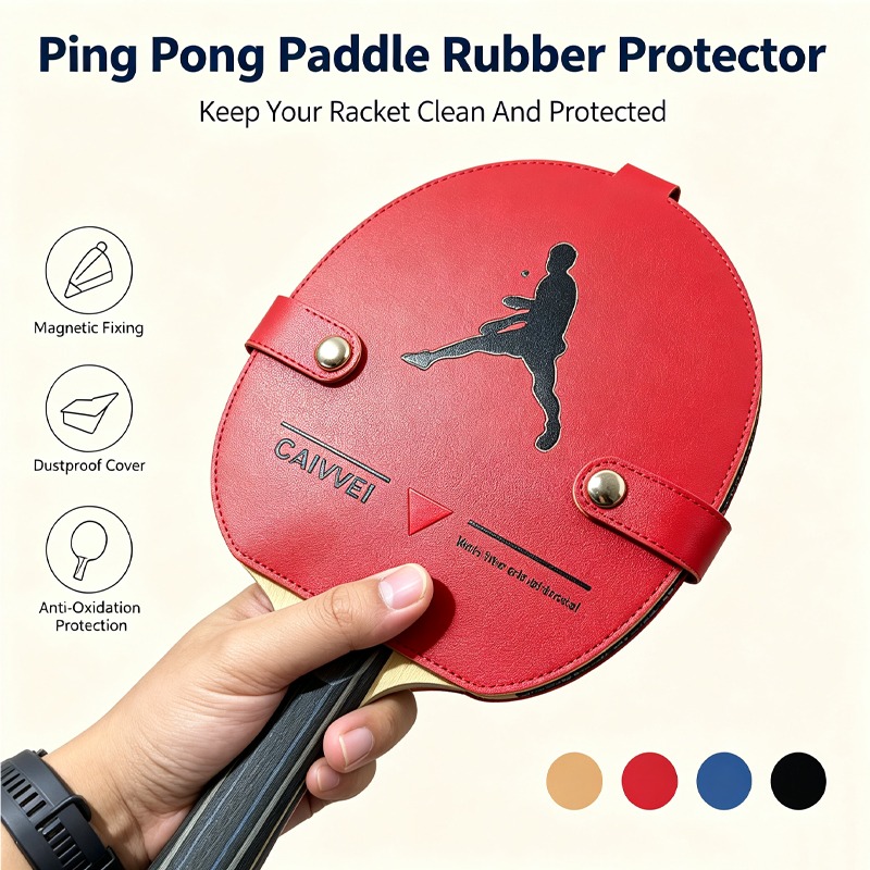 Table Tennis Bat - Magnetic Table Tennis Racket Protector Cover