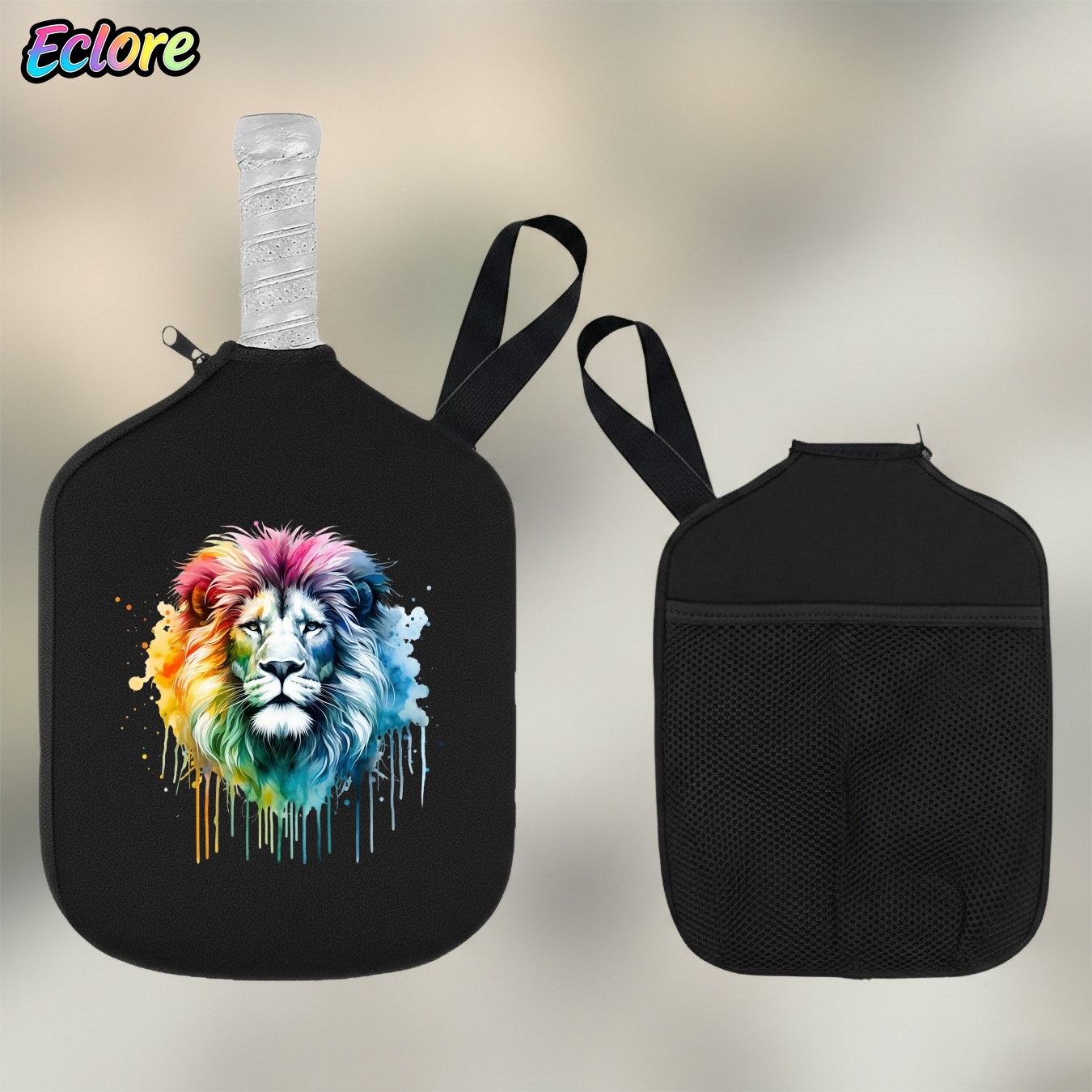 Colorful Watercolor Lion Head  - Table Tennis Usa review and price