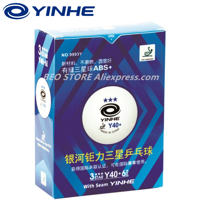 60 balls YINHE 3-star Y40+ H40 - Table Tennis Game Pc review and price