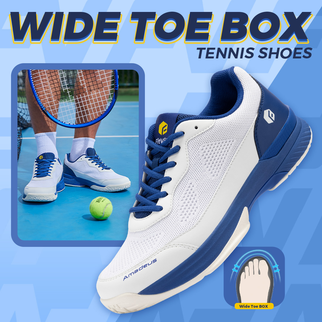 FitVille Extra Wide Pickleball - Table Tennis Shoes Asics review and price