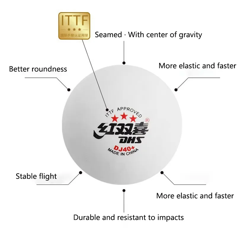 New DHS DJ40+ Table Tennis Bal - Table Tennis Game Pc review and price