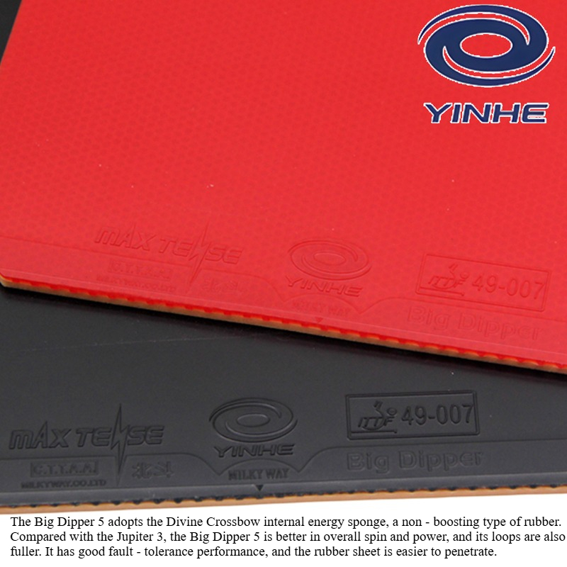 YINHE BIG DIPPER V Table Tenni - Table Tennis Forehand Rubber review and price