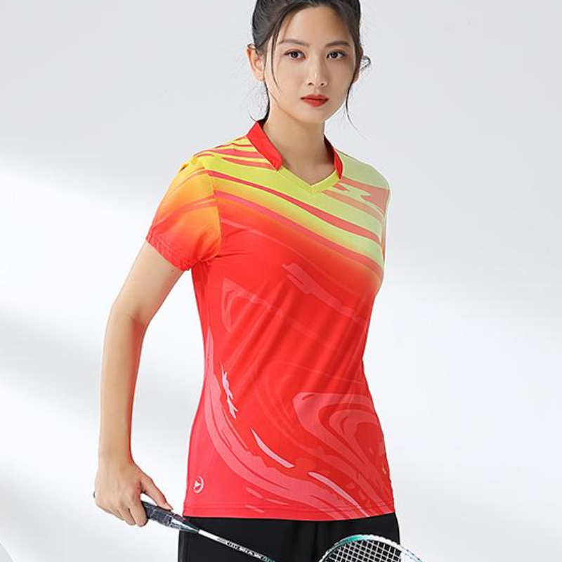 Women Badminton Shirt Print Go - Table Tennis Jersey review and price