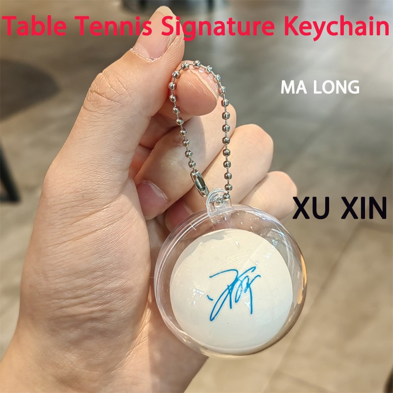 Table Tennis Signature Keychai - Table Tennis Zhang Jike review and price