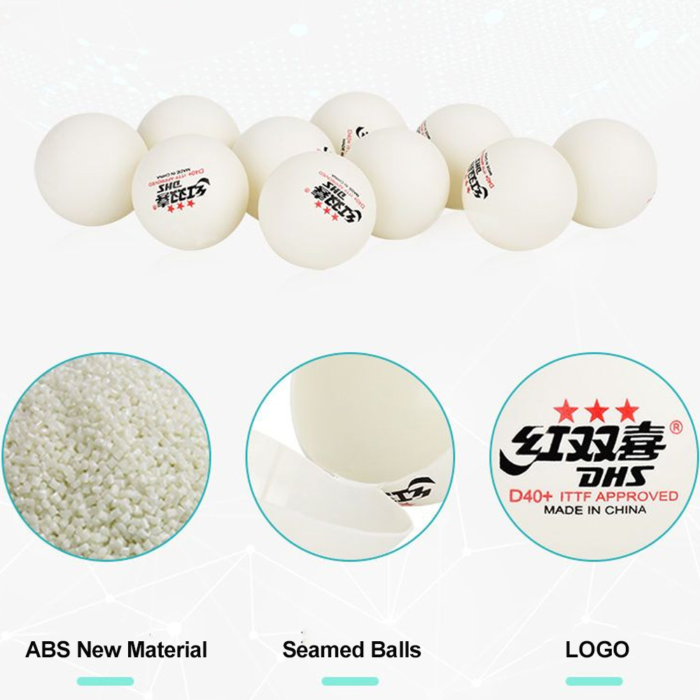 DHS D40+ DJ40+ Ping Pong Balls - Table Tennis Game Pc review and price